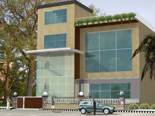 commercial-building-at-udyog vihar phase4